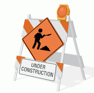 under construction